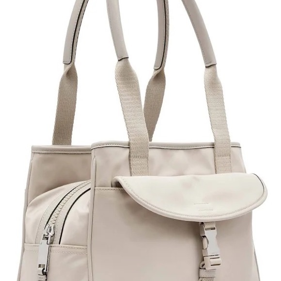 Satchel bag - Calvin Klein Shay Triple Compartment Satchel, Fawn color. - Picture 2 of 5
